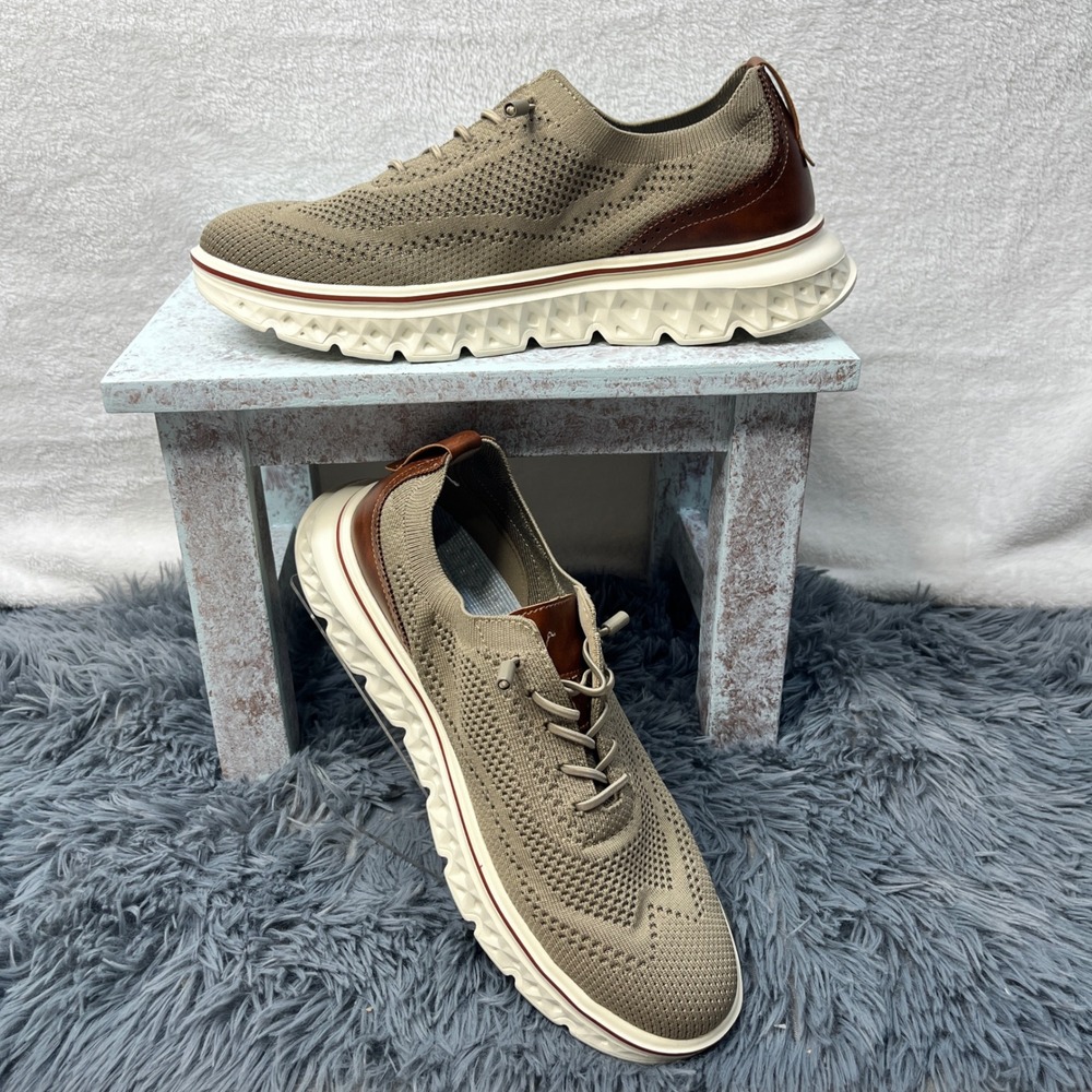 Men's‎ Knit Lace Up Casual Sneakers Comfort Walking Shoes Size 46